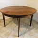 Table a manger scandinave, extensible en teck circa 60