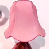 2 bedside lamps pink spirit 40s-50s