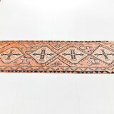 3x13 Faded Orange Vintage Runner Rug, 87x383Cm SK 23482