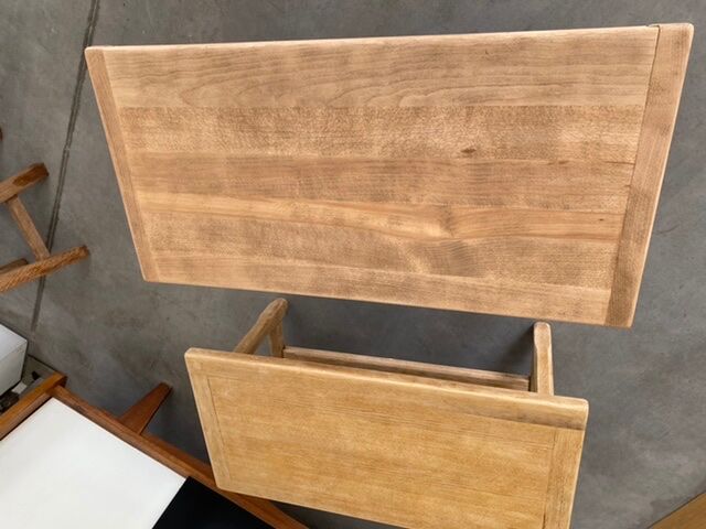Table basse de ferme bois décapé