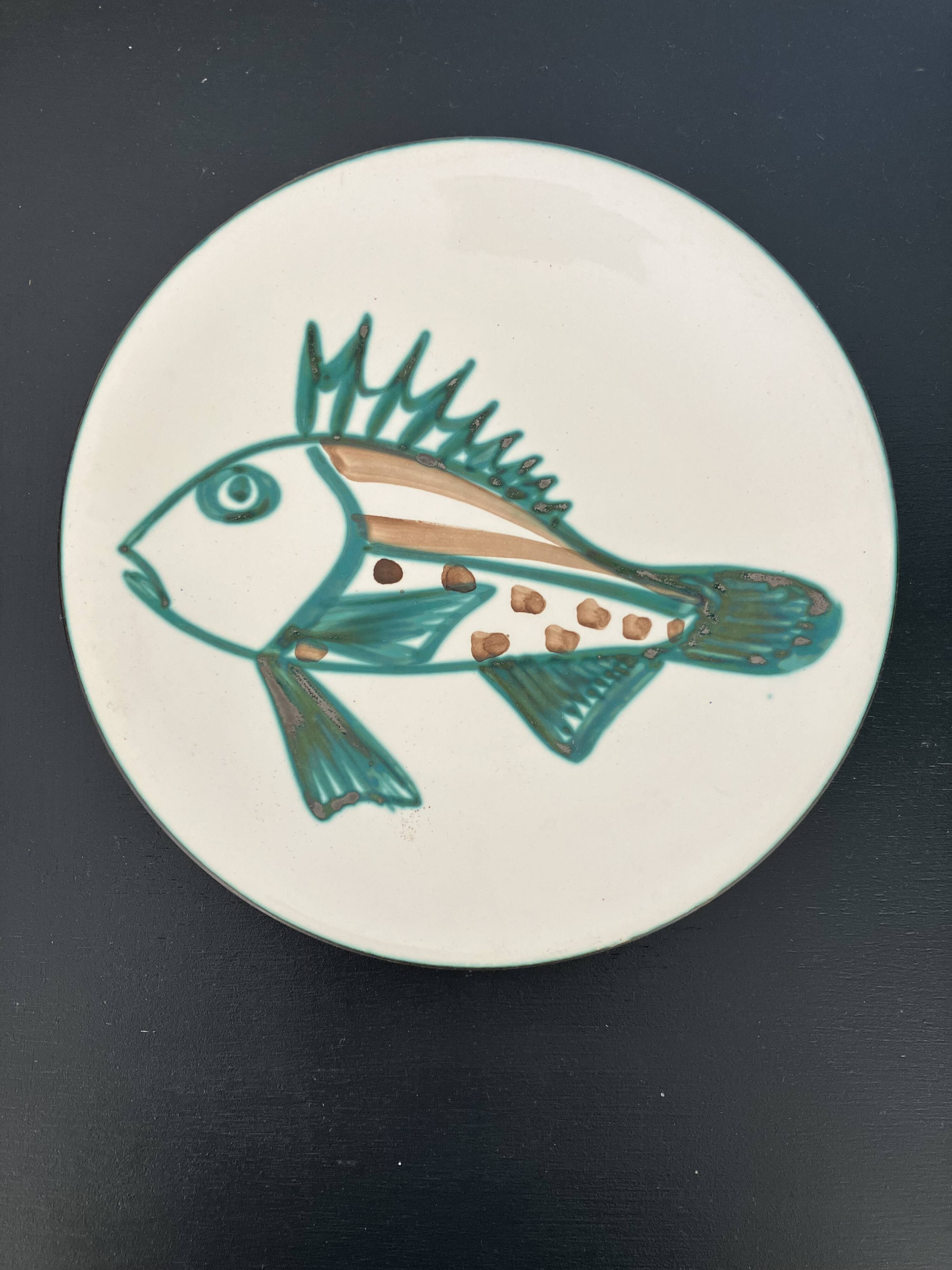 Robert Picault Vallauris plate