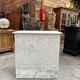 Bakery counter from the early 20th century in marble