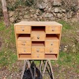 wooden workshop furniture, drawer unit
