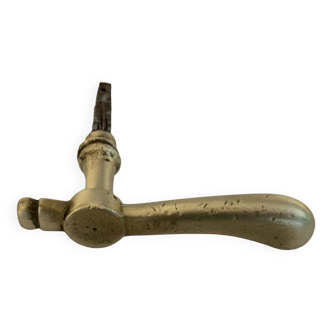 Brass door handle