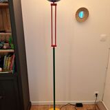 Polychrome articulated stilplast floor lamp