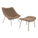 Oyster Chair with Ottoman by Pierre Paulin for Artifort, 1960s
