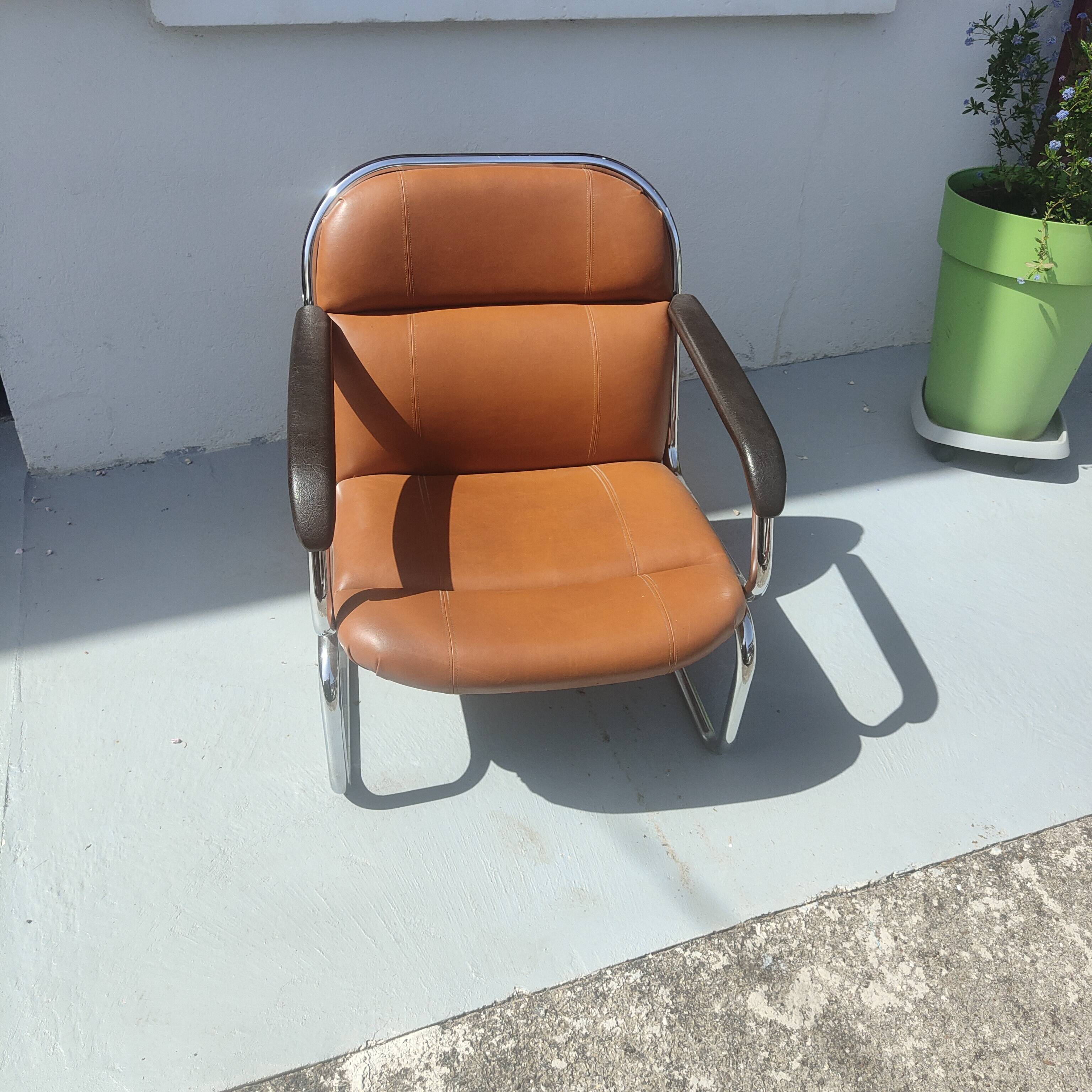 Fauteuil club lounge style bauhaus