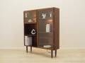 Rosewood display cabinet by Omann Jun Møbelfabrik model 6 with lighting, Denmark 1960s