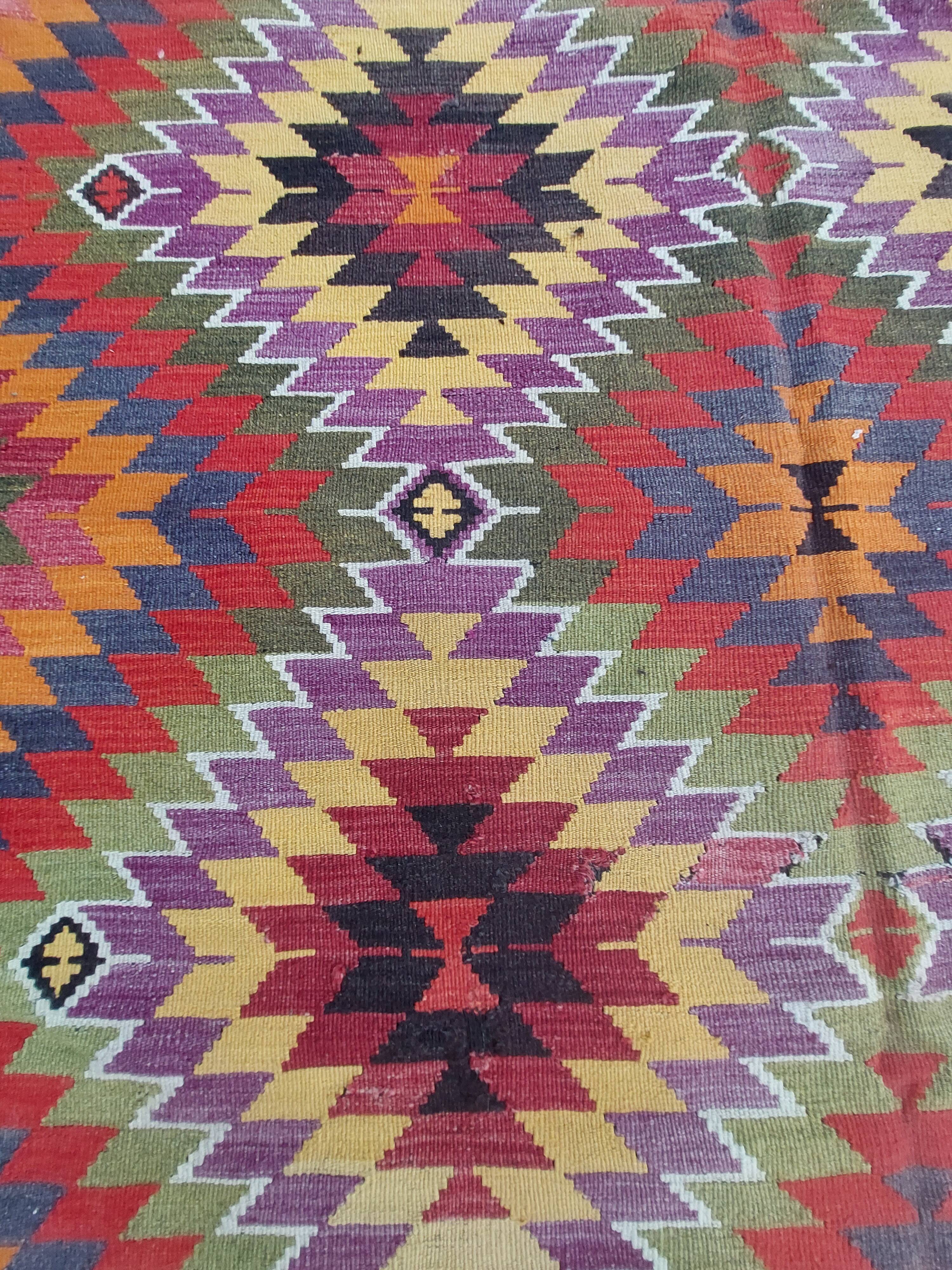 Turkish Kilim Rug,302x177 cm,myk-1650.