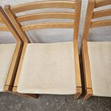 Set of 6 Swedish chairs 1970