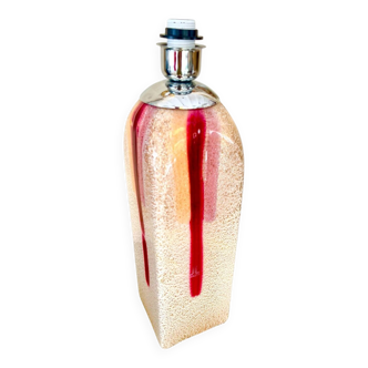 Lancetti Milano pied de lampe verre murano , Italie 1980s