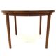 Scandinavian walnut dining table, Sweden, 1960