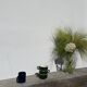 3 dark green bistro tea cups from Caen