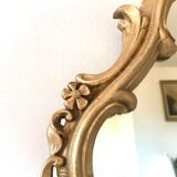 Golden baroque period mirror