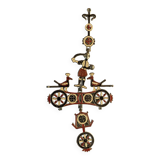 Enameled bronze Byzantine cross