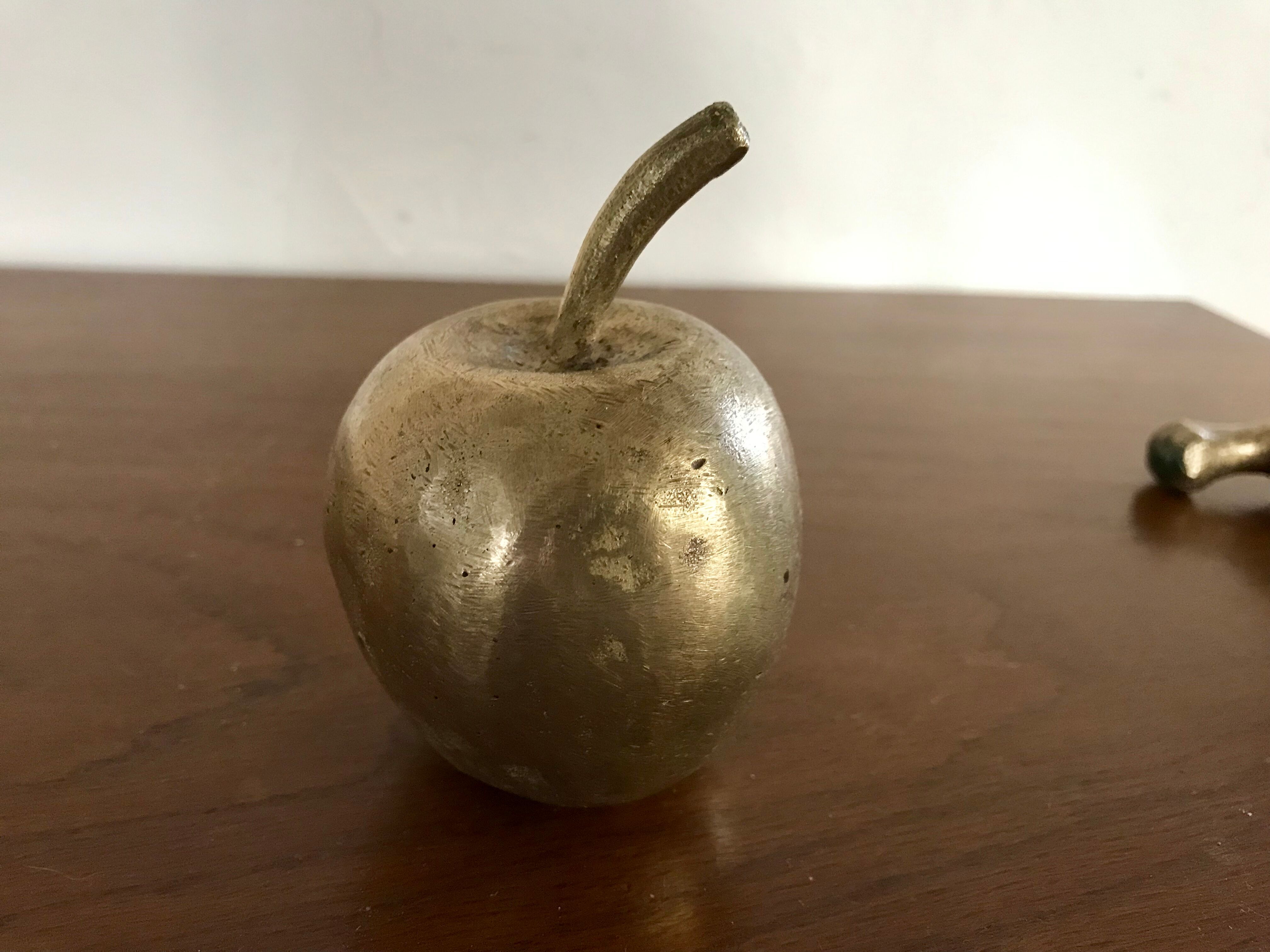 Gilded bronze paperweight