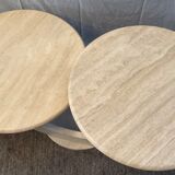 Travertine coffee table from the 70s