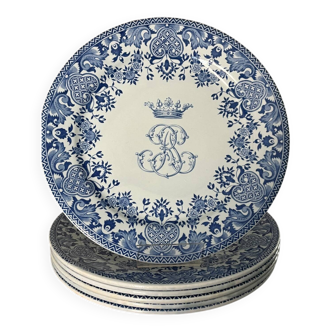 Assiettes Clain et Perrier XIXe