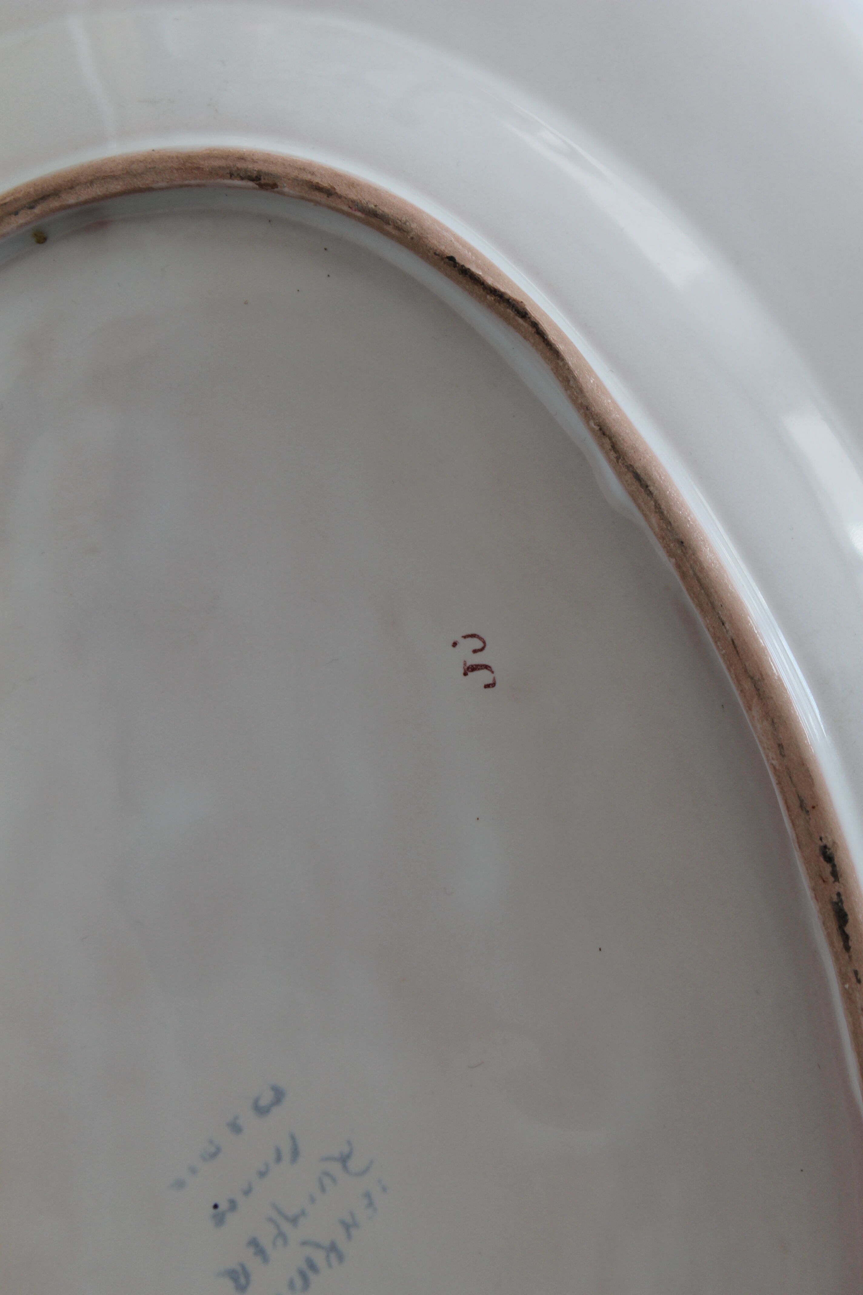 Dish Henriot Quimper decorations with flowers