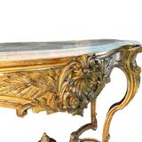 Gilded Louis XV style console