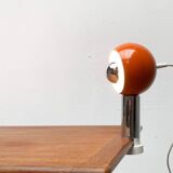 Mid-century space age magnetic clamp table or shelf lamp from the 1960s.