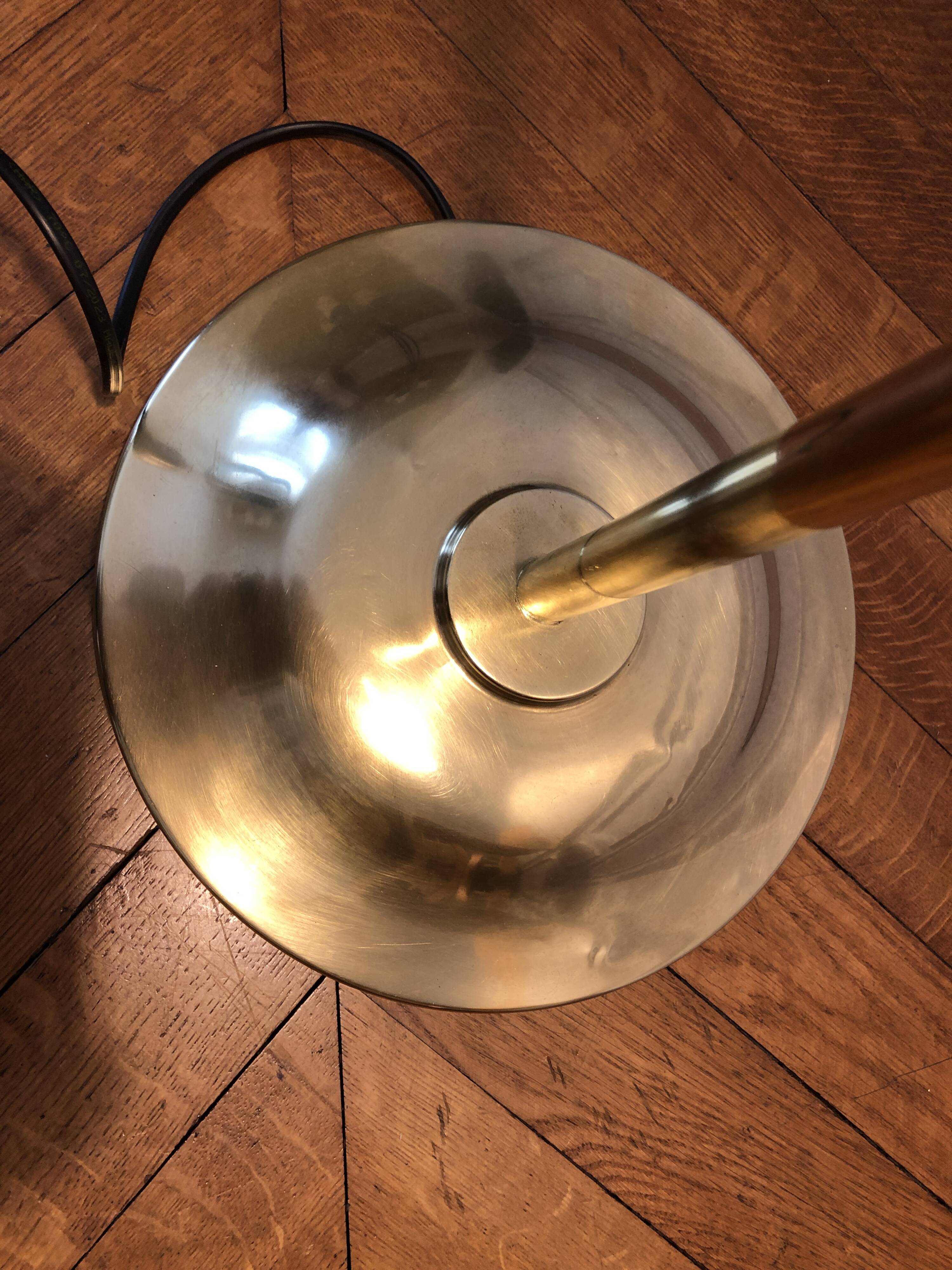 Diabolo floor lamp in brass 1955 - Ghelfi & Perrin edition