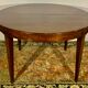 Mahogany round table with extension