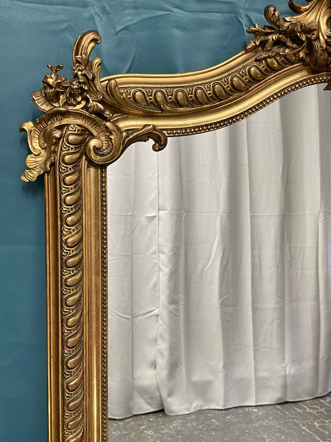 Mirror 151x108 cm old louis XV era Napoleon III