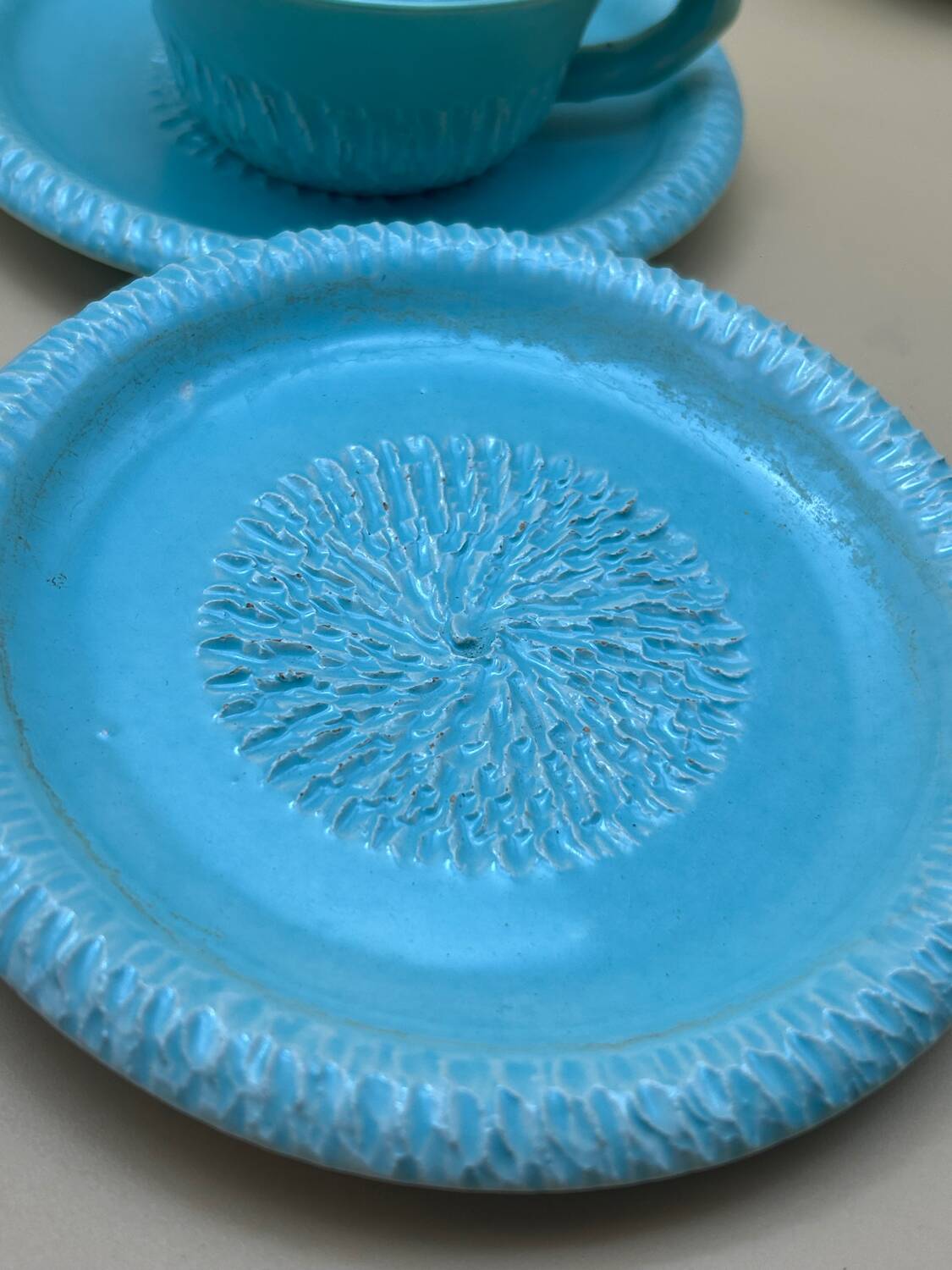 Tea service signed C.Esteban Paris