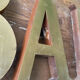 Bar sign letters