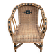 Fauteuil en rotin enfant vintage