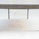Rectangular metal and cermal herbarium coffee table by Roger Capron, 1960s