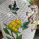 Pied de lampe ancien en émail cloisonnée