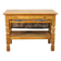 Danish mid-century oak sewing cabinet by Henning Kjaernulf