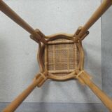 High rattan bar stool