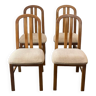 Suite de 4 chaises vintage scandinaves - 60’s