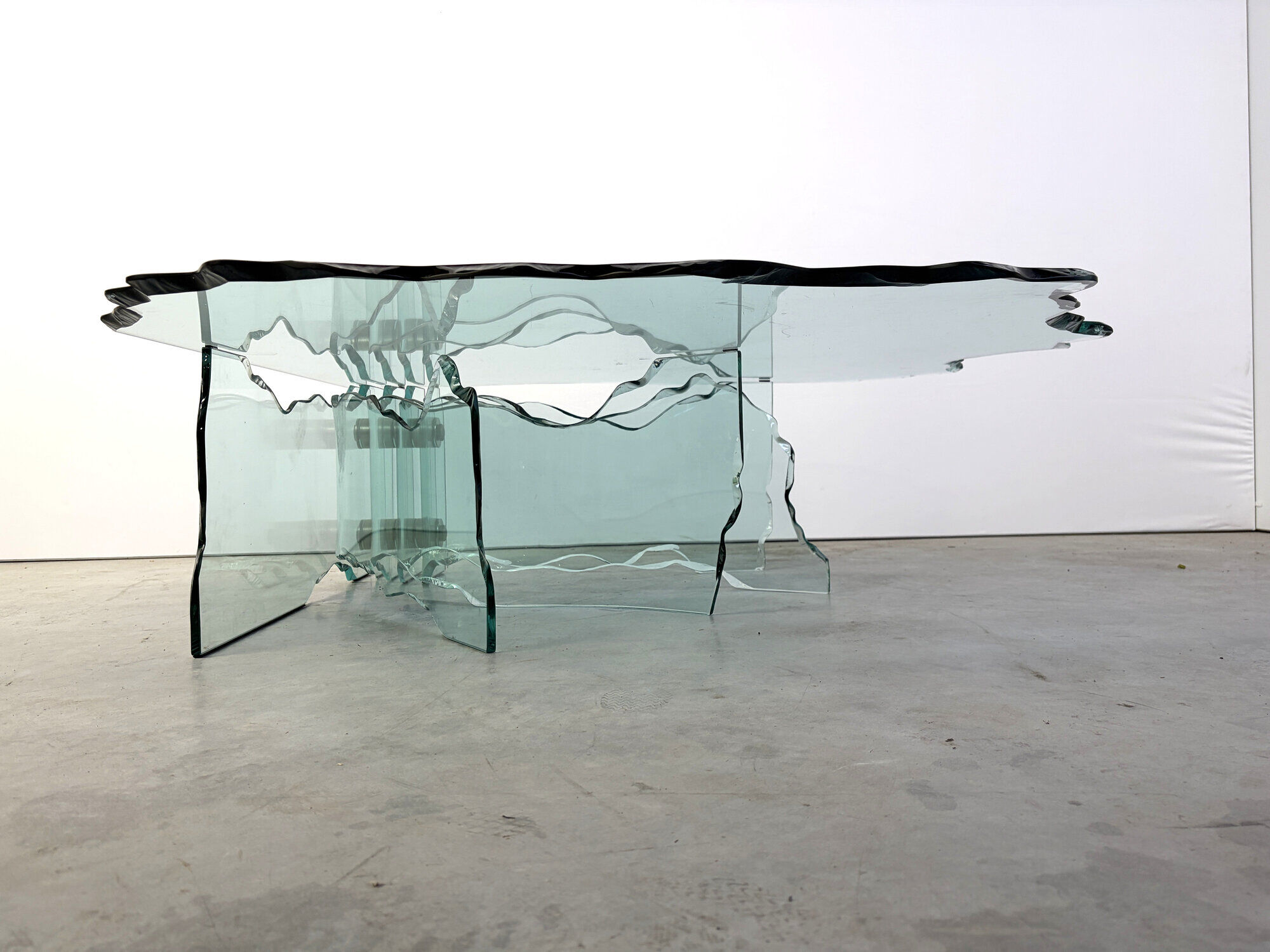Shell coffee table by Danny Lane, 1980s
