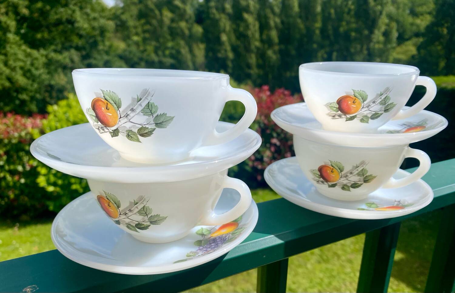 Arcopal Fruit of France Vintage Mugs