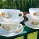 Tasses arcopal fruit de France vintage