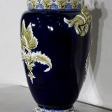 Earthenware vase, faience factory of fives lille - early twentieth century