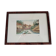 Framed watercolour