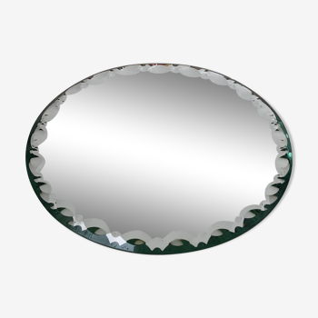 Miroir rond biseauté 25cm