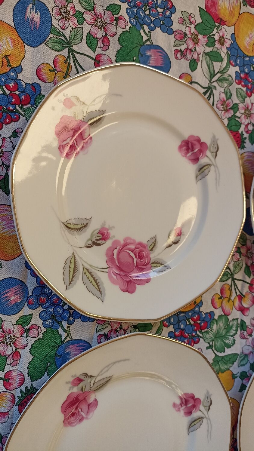 Art Deco plates by Jean Boyer in Limoges porcelain