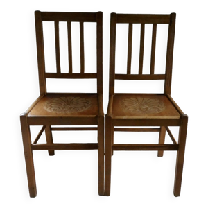 Paire chaises bistrot,