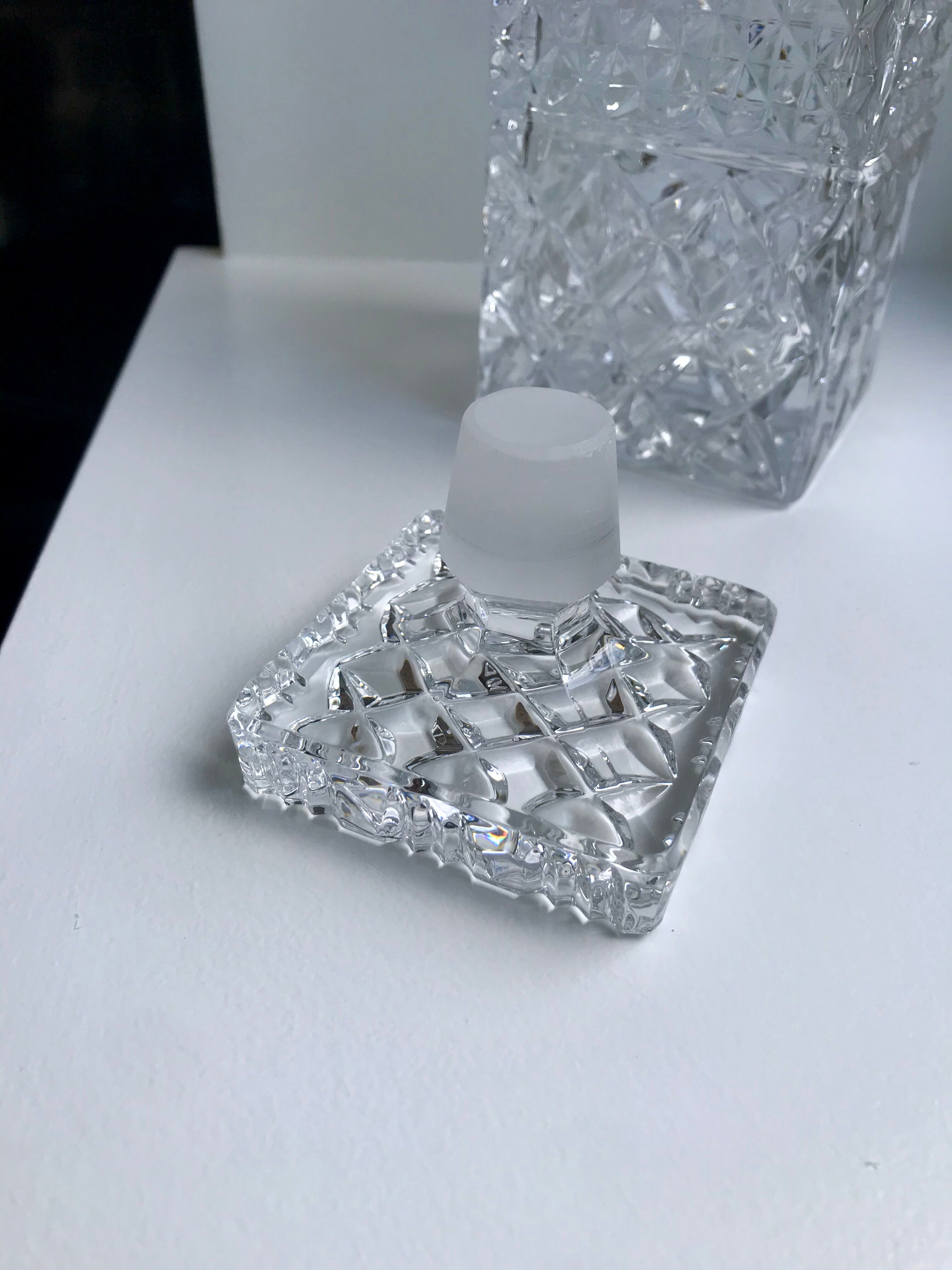 Crystal whisky decanter 60s-70s