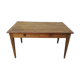 Oak farmhouse table two drawers