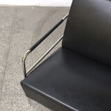 Leather & chrome sofa by Gunilla Allard, Sweden 1994