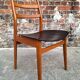 Set of 4 Casala chairs, vintage Scandinavian design seats.