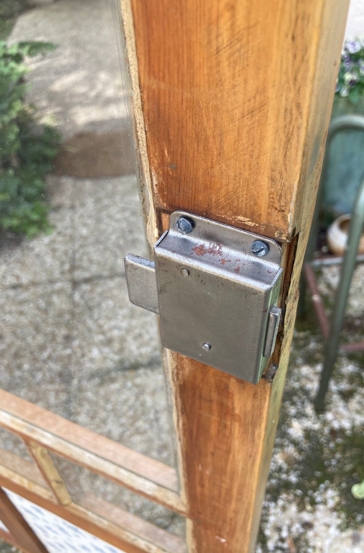 Vintage glazed Parisian wardrobe