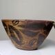 Pair of mismatched vintage "Wabi-Sabi" handcrafted ceramic/stoneware bowls